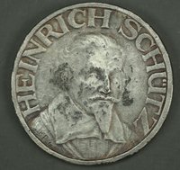 Plakette Heinrich Schütz