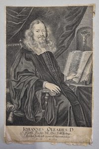 Porträt von Johannes Olearius
