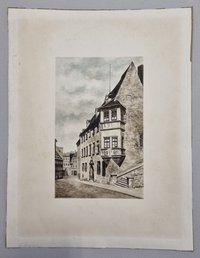 Geleitshaus Weißenfels, um 1925