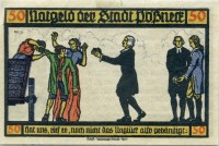 Notgeld der Stadt Pößneck, 50 Pfennig, 1921