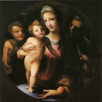 Domenico Beccafumi (Domenico di Giacomo): Heilige Familie mit Johannesknaben. Um 1525-30