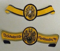 Etikett "Echter Nordhäuser" von Theodor Schulze & Co.