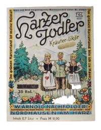 Etikett "Harzer Jodler" von W. Arnold Nachfolger