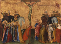 Giovanni di Paolo: Kreuzigung Christi. 1426