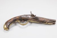 Pistole: Steinschlosspistole um 1780