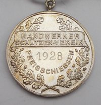 Medaille: Lippstädter Preisschießen Handwerker Schützenverein 1928