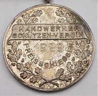 Medaille: Lippstädter Preisschießen Handwerker Schützenverein 1929
