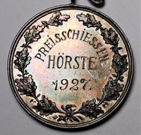 Medaille: Preisschießen Hörste 1927