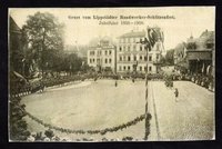 Kopie: Ansichtskarte Lippstädter Schützenfest des Handwerker Schützenvereins 1908