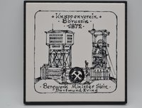 Kachel mit Motiv des "Knappenverein Borussia 1872"