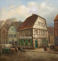 Gemälde "Die Bäckerei Feldhoff"