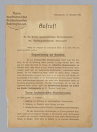 "An die Herren kaufmännischen Grubenbeamten des Oberbergamtsbezirks Dortmund!"
