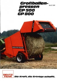 Großballenpressen GP 500