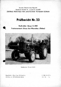 Radtraktor Ursus C-350