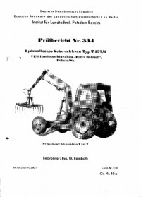 Hydraulischer Schwenkkran T 157/2