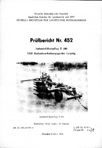 Aufsattel-Beetpflug B 200