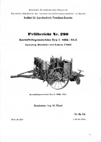 Kartoffellegemaschine 4 -SBK-62 ,5