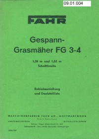 Gespann-Grasmäher FG 3-4
