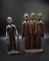 Zentralafrikanische Schutzengel-Figurengruppe