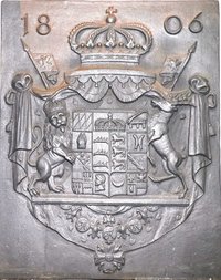 Ofenplatte Württembergisches Wappen