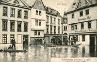 "Hochwasser in Diez a. d. Lahn am 4. und 5. Februar 1909"