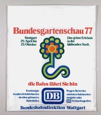 Einkaufstüte: „Bundesgartenschau 77“