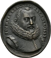 Einseitiger Bronzeguß einer Medaille von 1622 auf Ezechiel Löchner, o. J.