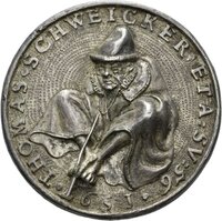 Medaille aus Schwäbisch Hall auf Thomas Schweicker, 1597