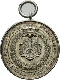 Medaille auf das Festschiessen zur Einweihung des neuen Schützenheims in Heilbronn 1897