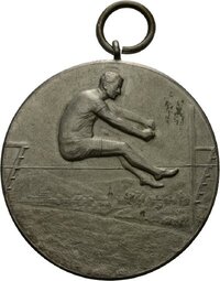Sportmedaille auf das XIV. Kreisfest Heilbronn 1922