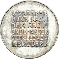 Medaille auf die Gedenkstätte Fohrenbühl im Schwarzwald