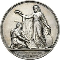 Carl-Ritter-Medaille der Gesellschaft für Erdkunde zu Berlin, 1894 verliehen an Lajos Lóczy