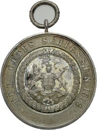 Schießmedaille 1899 von Mayer & Wilhelm