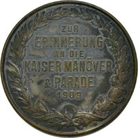 Medaille auf die Kaisermanöver 1909 von Mayer & Wilhelm
