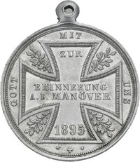 Württembergische Manövermedaille 1895 von Jörgum & Trefz