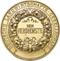 Kleine Preismedaille der Deutschen Landwirtschafts-Gesellschaft o.J (ca. 1887)