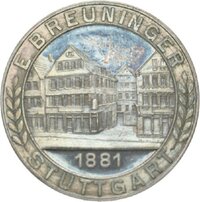 Medaille der Firma Breuninger auf das 30 jährige Geschäftsjubiläum