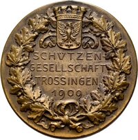 Medaille der Schützengesellschaft Trossingen