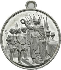 Medaille von Mayer & Wilhelm auf das V. Deutsche Bundesschießen in Stuttgart 1875
