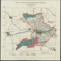 2 Fragebogen und Karte Großgartach, OA Heilbronn
