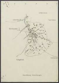 2 Fragebogen und Karte Tumlingen, Kreis Freudenstadt