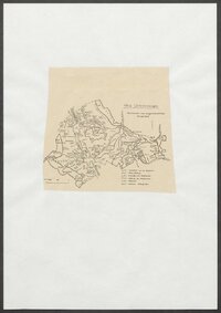 Fragebogen und Karte Unterlenningen, OA Kirchheim