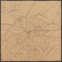 2 Fragebogen und Karte Münklingen, OA Leonberg