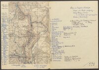 Fragebogen und Karte Wildberg, OA Nagold (Kreis Calw)
