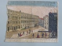 Guckkastenbild mit Blick auf die Piazza Amorosa