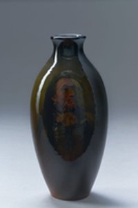 Vase mit Darstellung eines Indigenen