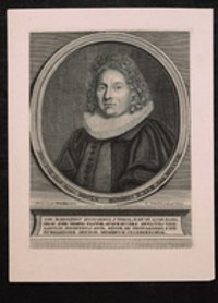 Kupferstich mit Darstellung von Johann Zwinger