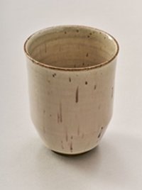 Helle zylindrische Vase