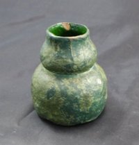 Vase in Kürbisform