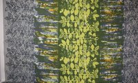 Dekorationsstoff 'Salix' mit grünen Blättermuster